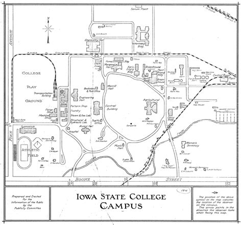 MAP Map Of Iowa State Campus
