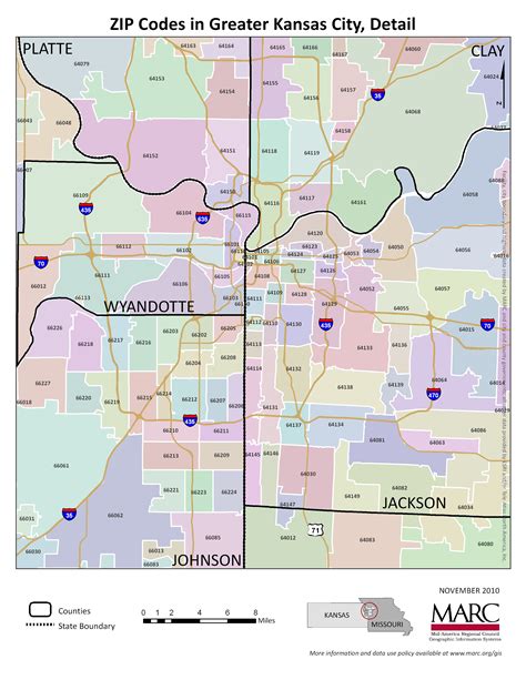 MAP Map Of Kansas City Zip Codes