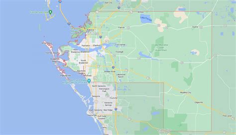 Manatee County Florida Map