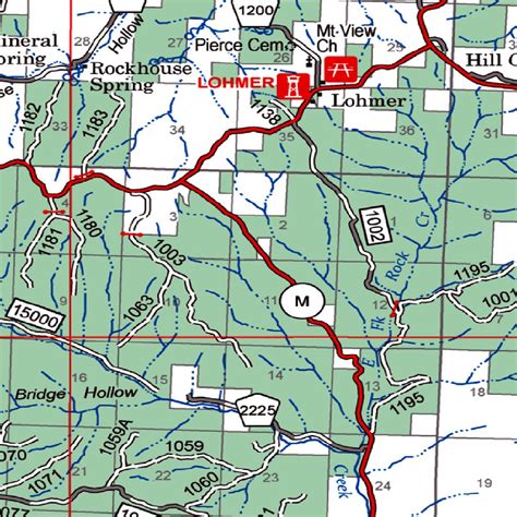 Mark Twain National Forest Map