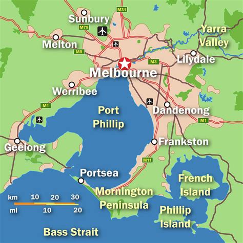 Map of Melbourne