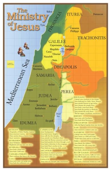 Introduction to MAP Map Of Ministry Of Jesus