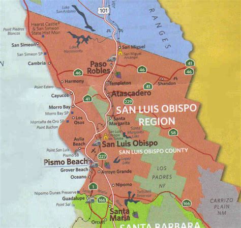 Map of San Luis Obispo