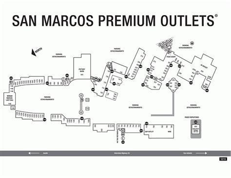 Map of San Marcos Outlets