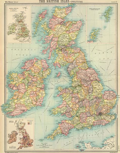Map of Scotland and England