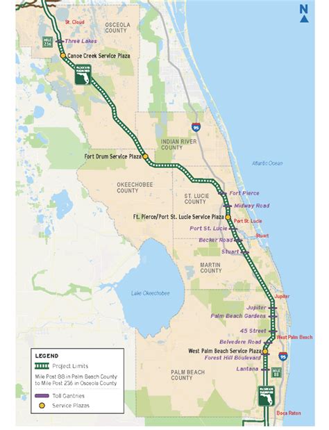 Florida Turnpike Map