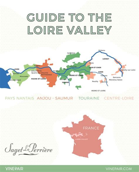 Map of the Loire Valley