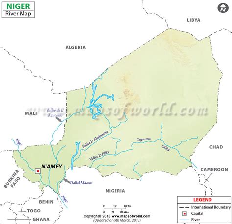 Map Of The Niger River