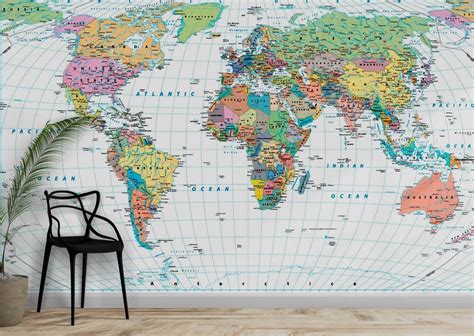 MAP Map Of The World Wallpaper