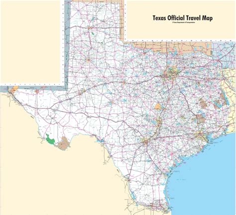Map of Texas Towns