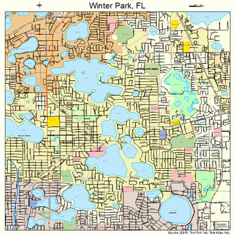 Map of Winter Park Fl