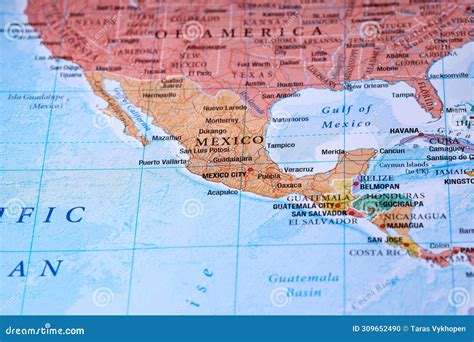 MAP Mexico Map In The World