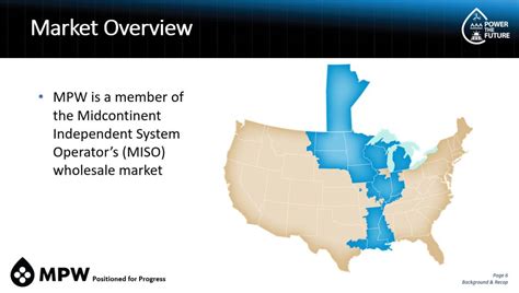 MAP Midcontinent Independent System Operator Map