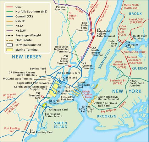 New Jersey Path Train Map