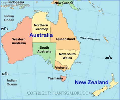 New Zealand To Australia Map