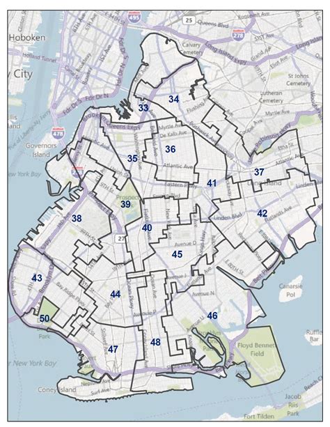 MAP NYC City Council District Map