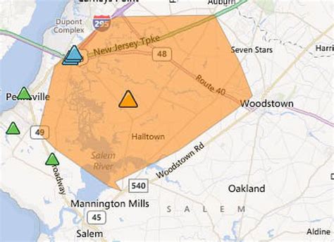 MAP Power Outage Map New Jersey