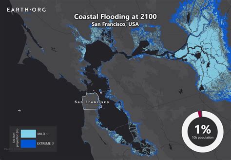 MAP Projected Sea Level Rise Map