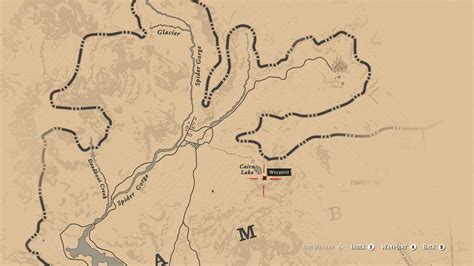 MAP RDR2 Poisonous Trail Map 1