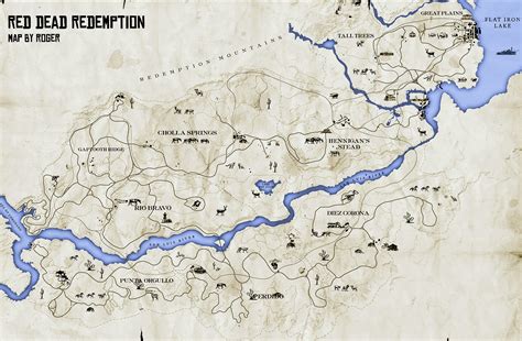 Red Dead Redemption 1 Map