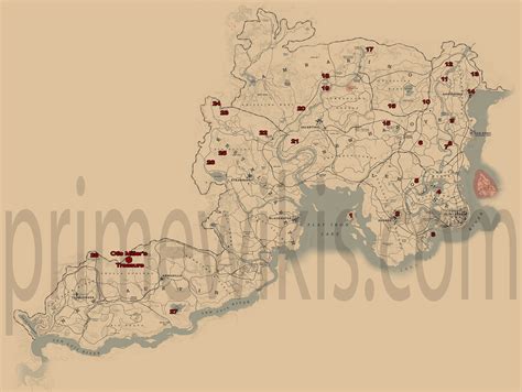 Red Dead Redemption 2 Collector's Map