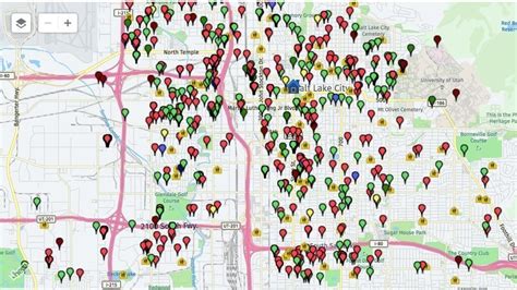 MAP Sex Offender Registry Utah Map