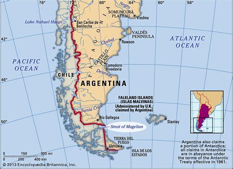 MAP Strait Of Magellan