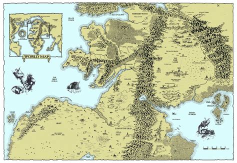 Old World Warhammer Map