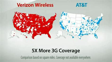 Verizon and AT&T Coverage Map