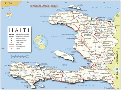 Haiti on the map