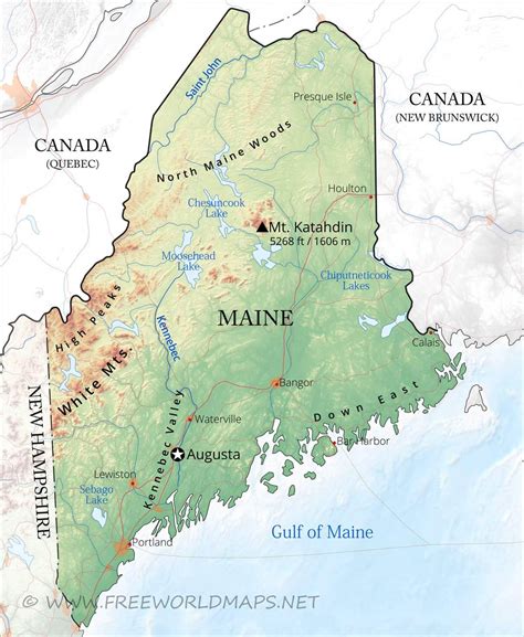 Maine on the Map