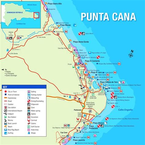 Map of Punta Cana