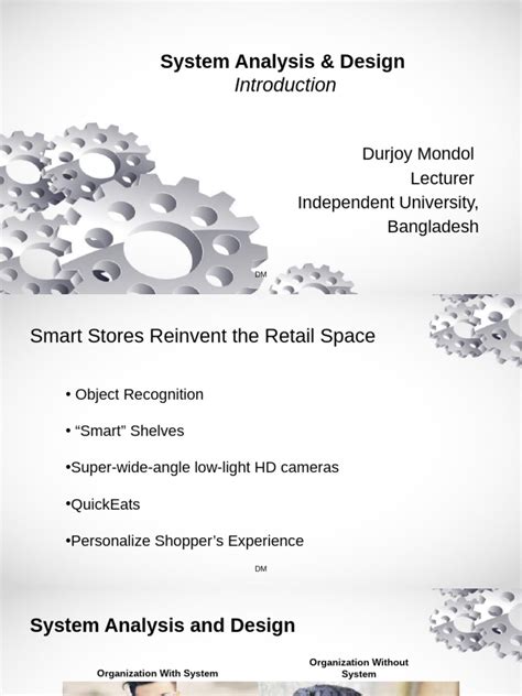 Introduction to System Analysis for Dummies