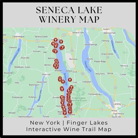 Map of Seneca Lake Wineries
