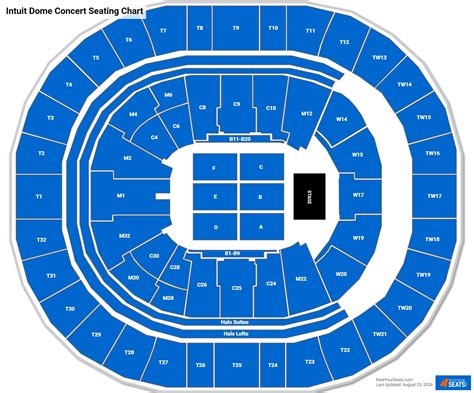 Intuit Dome Seating Chart Concert
