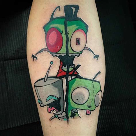 Top 25 Invader Zim Tattoos Littered With Garbage