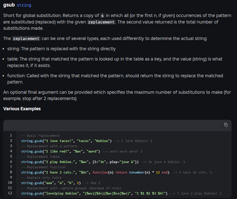 Invalid pattern capture - Gsub - Scripting Support - DevForum | Roblox