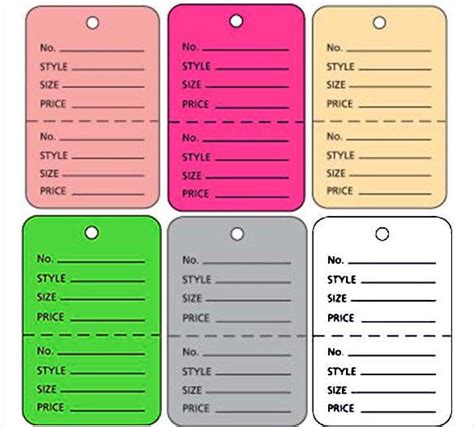 Inventory Labels Template
