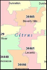 Inverness Fl Zip Code Map