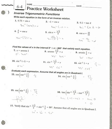 Inverse Function Word Problems Worksheet — db-excel.com