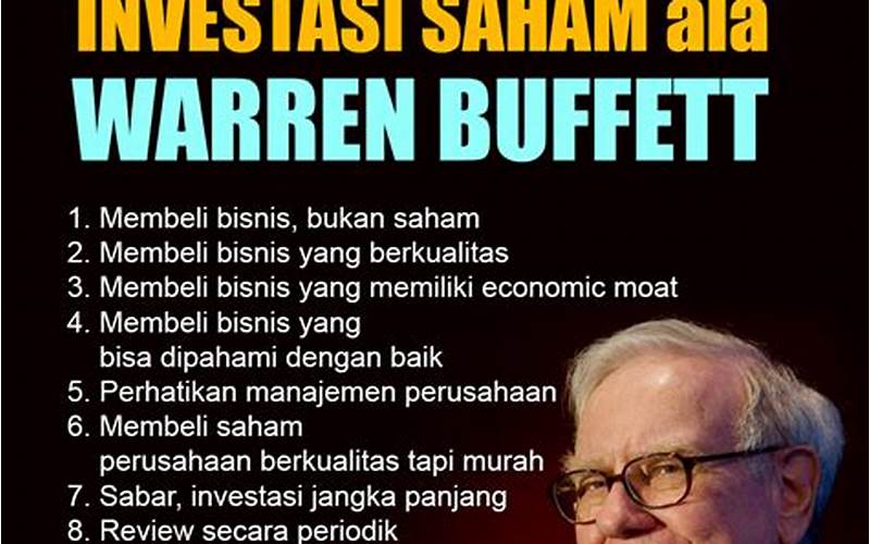 Investasi Diri Warren Buffett