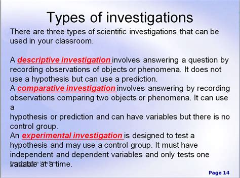 Investigation Type