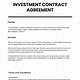 Investment Agreement Template Word