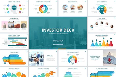 Investor Pitch Deck PowerPoint Template by LouisTwelveDesign