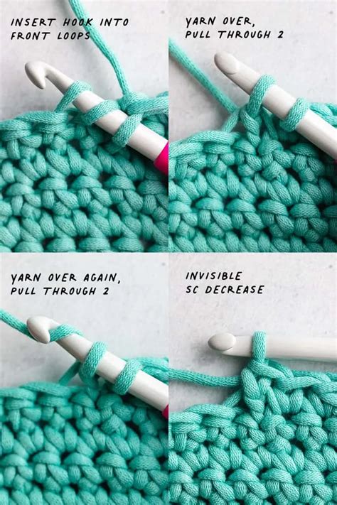 Invisible Crochet Decrease