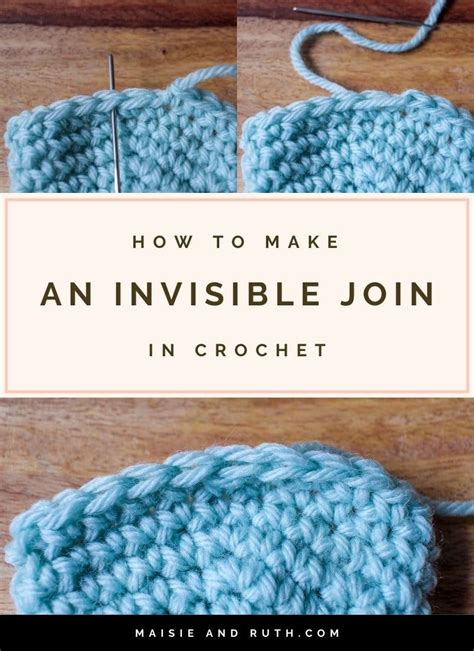 Invisible Crochet Join