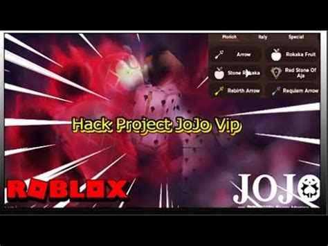 Invisible hack for Project JoJo