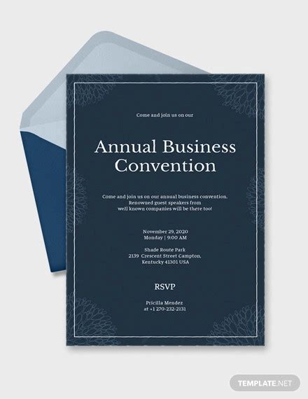 30 Corporate event Invitation Sample Example Document Template