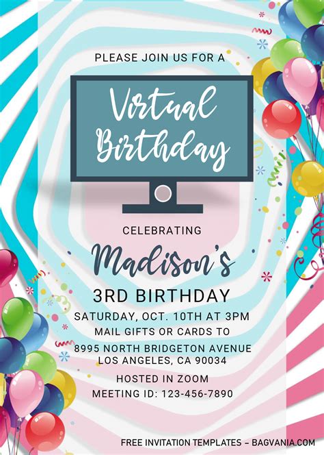 Virtual Wedding Invitation, Virtual Invitation Invite, Zoom Ceremony
