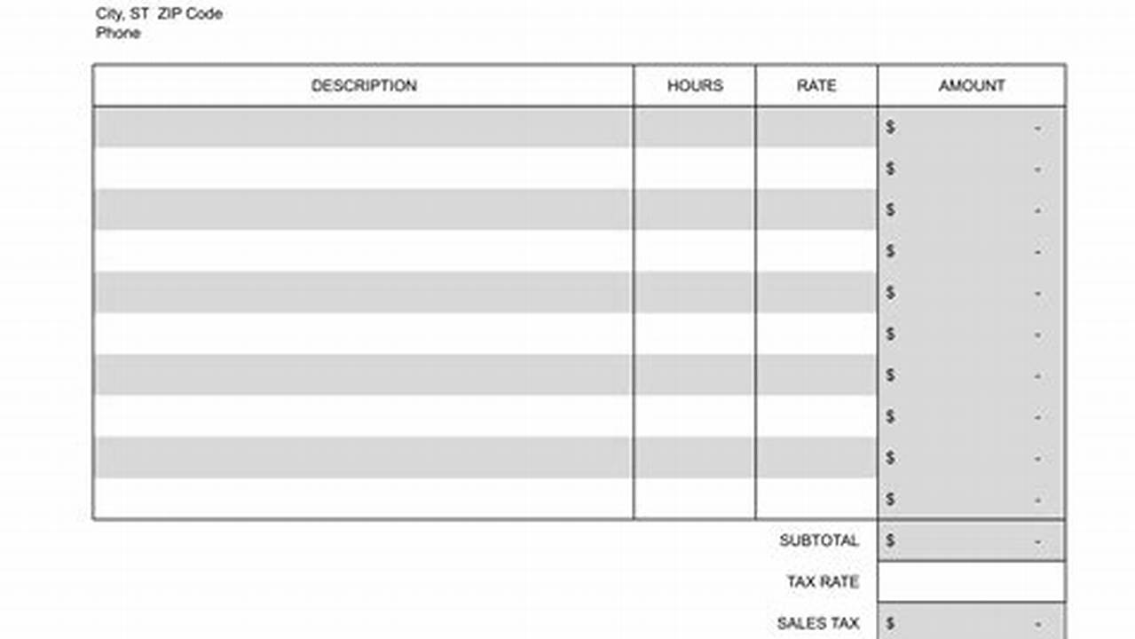 Invoice Template Excel 2003: A Comprehensive Guide to Streamlining Your Billing Process